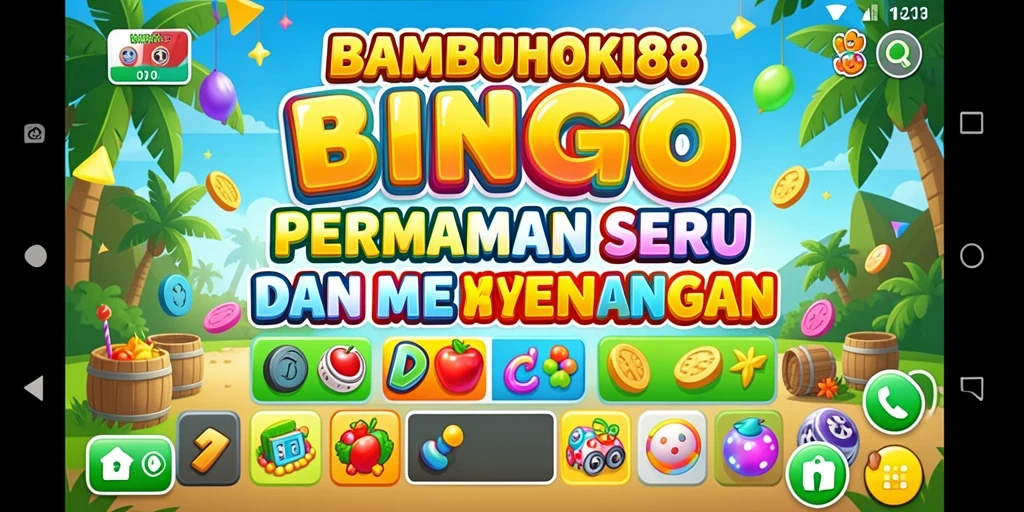 Screenshot gameplay Bingo yang menarik di BAMBUHOKI88.
