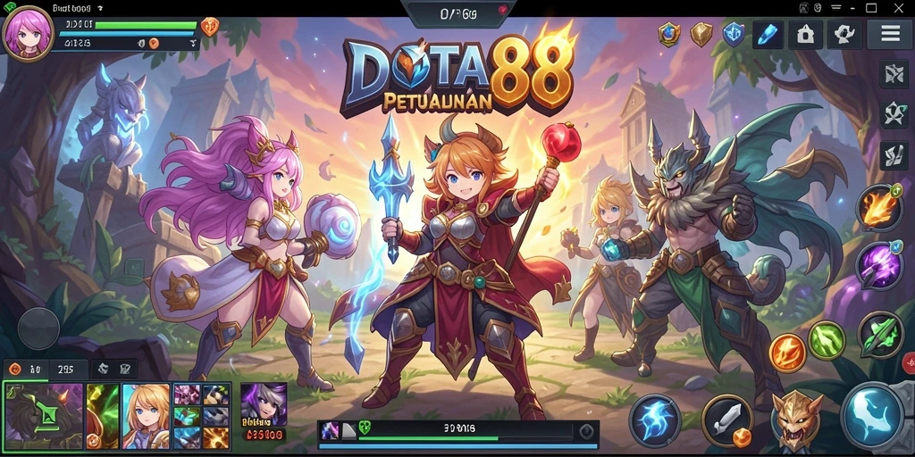 Tangkapan layar DOTA88 menampilkan aksi seru dalam dunia anime.