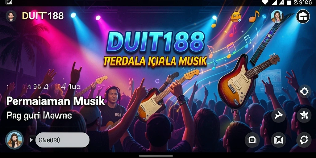 Tampilan gameplay DUIT188 yang menampilkan tantangan musik yang mendebarkan.