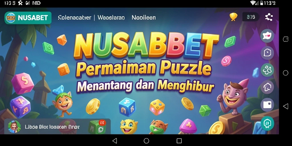 Tampilan gameplay NUSABET yang menantang dan mengasyikkan.