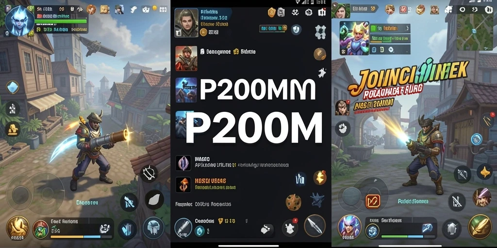 Tampilan aplikasi P200M yang intuitif dan fungsional.