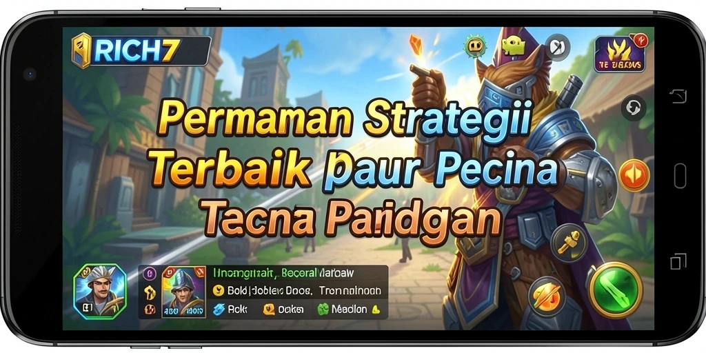 Screenshot RICH7 menampilkan pertempuran strategi yang mendebarkan.