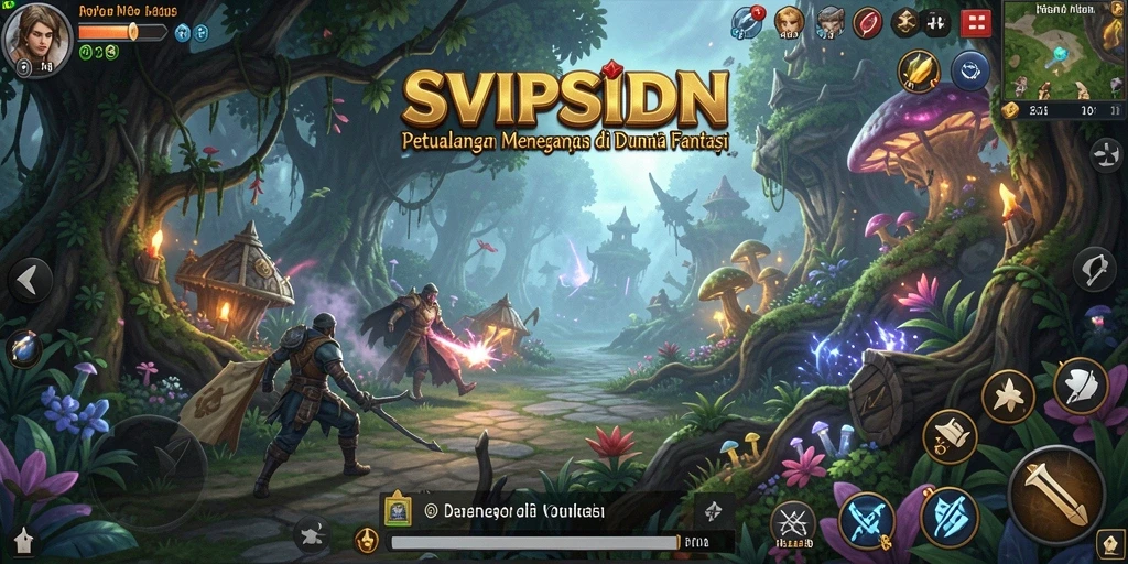 Gameplay menarik dalam dunia petualangan SVIPSIDN dengan berbagai tantangan.